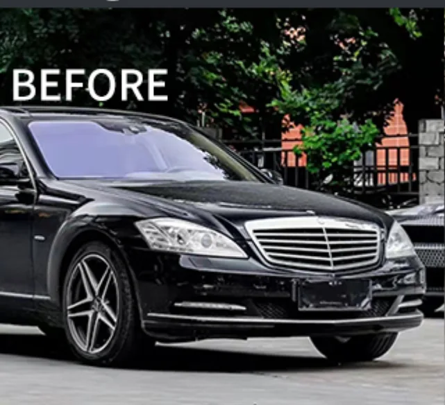 Було — Mercedes W221, вигляд спереду